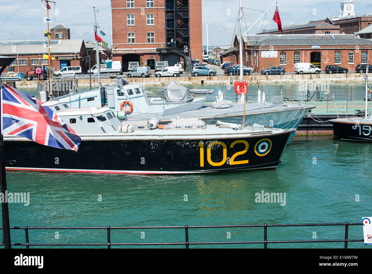 WW2 de recherche et de sauvetage, Portsmouth, Angleterre Banque D'Images