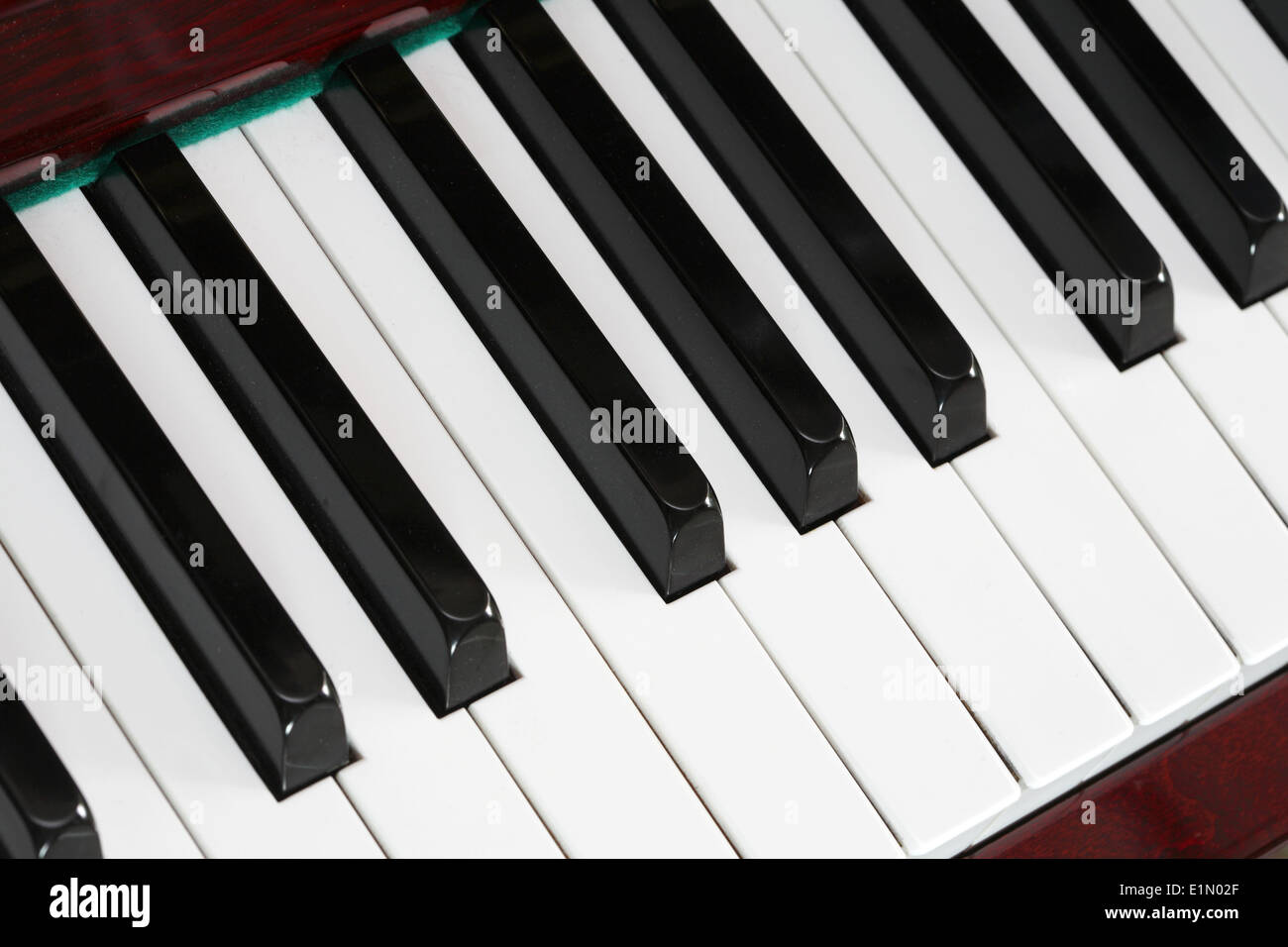 Touches du piano Banque D'Images