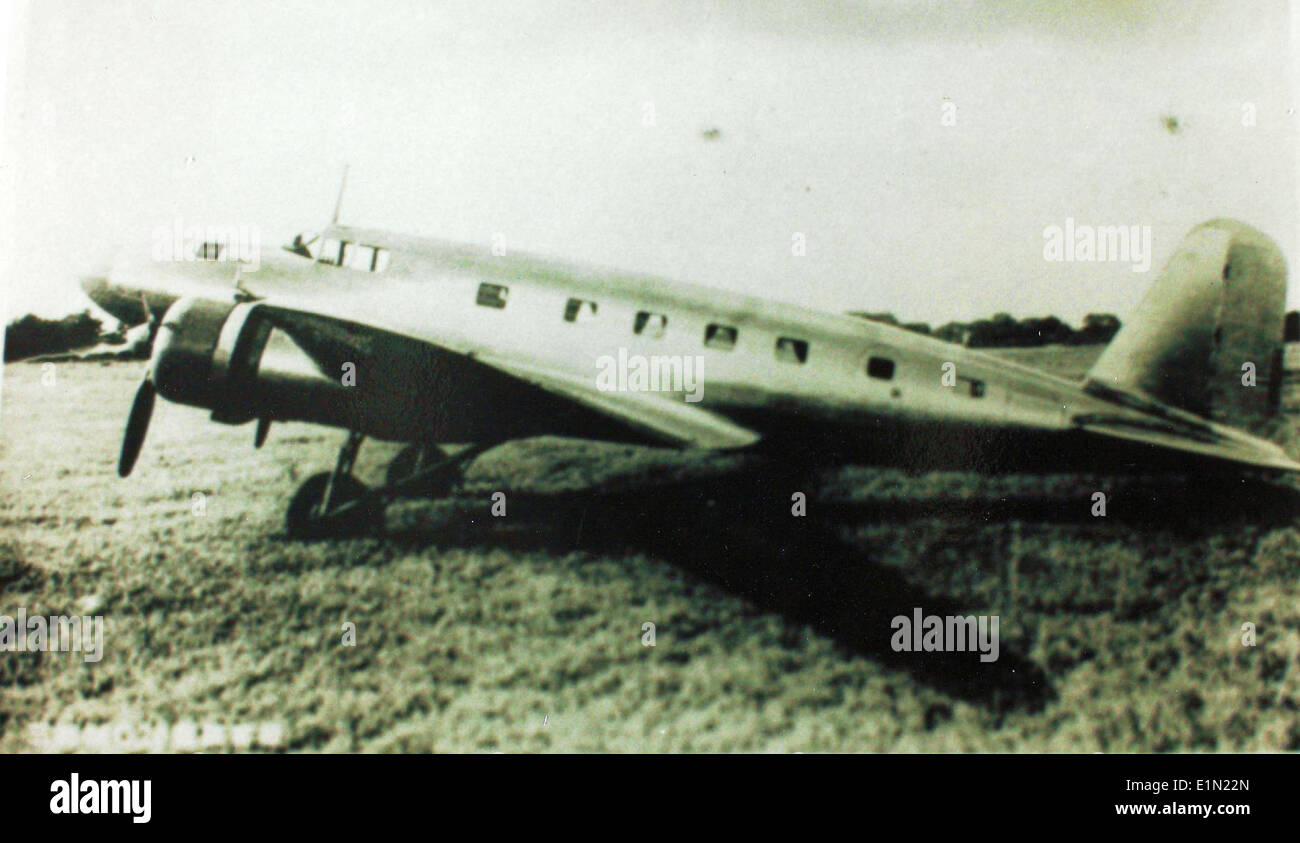 Le Mitsubishi MC-20, également connu sous le nom de Topsy, était un avion japonais conçu dans les années 1930 C'était un petit monoplan à aile haute utilisé par l'armée impériale japonaise pendant la période précédant la seconde Guerre mondiale. Banque D'Images
