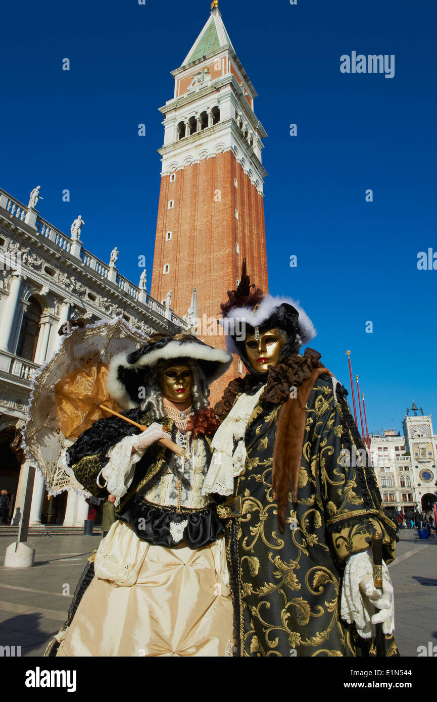 Italie, Vénétie, Venise, Carnaval Banque D'Images