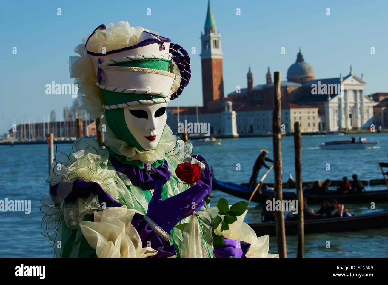 Italie, Vénétie, Venise, Carnaval Banque D'Images