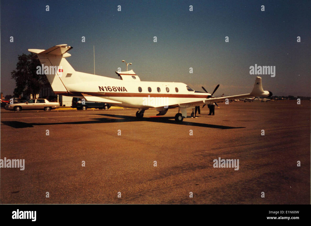 Pilatus PC-12, Turbo , Transports Banque D'Images