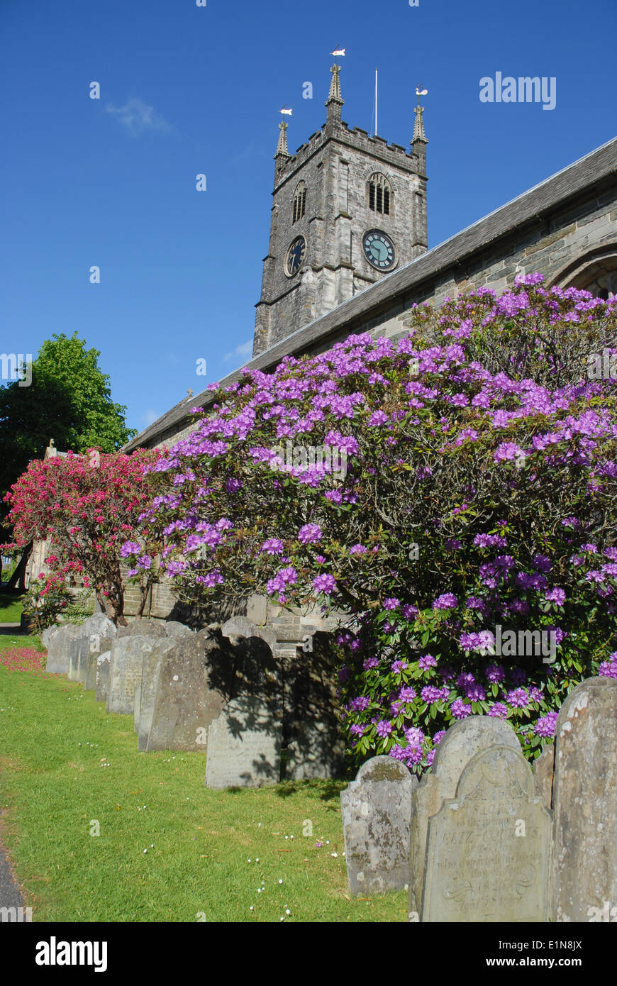 Eglise paroissiale st eustachius, Tavistock, Devon, UK Banque D'Images