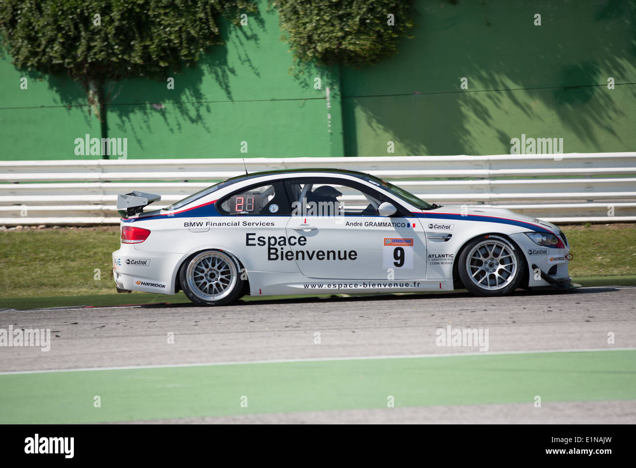 BMW M3 GT4, conduit par André GRAMMATICO (FRA), le GT4 European Series car racing Banque D'Images