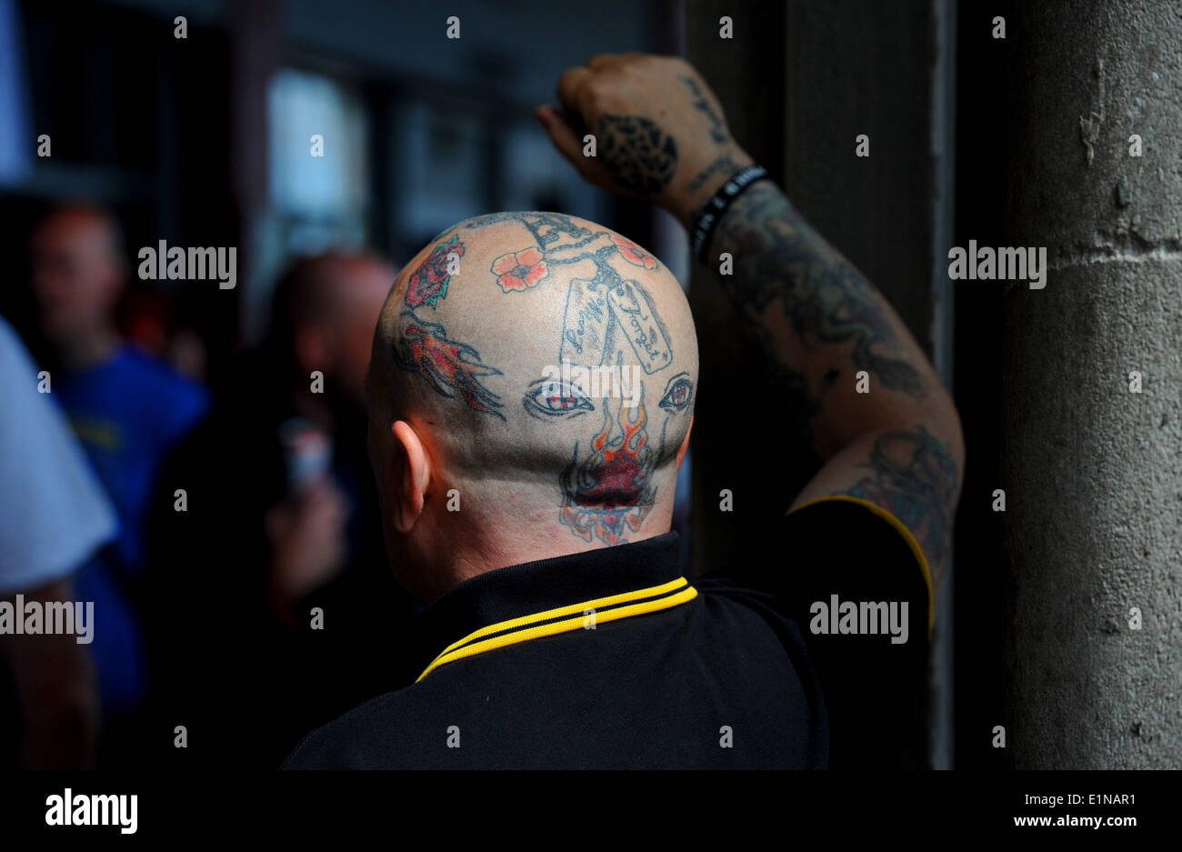 Brighton Sussex Royaume-Uni - des centaines de skinheads de tout le pays profitent du week-end annuel Great skinhead Reunion Banque D'Images