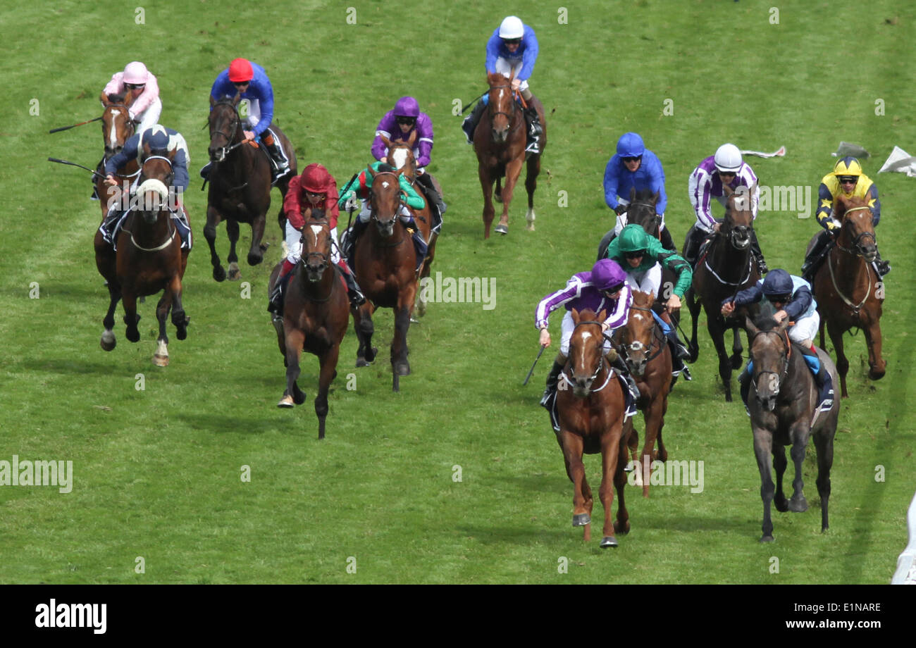 Epsom, UK. 07Th Juin, 2014. L'Australie sous Joseph O'Brien remporte le Derby Investec Derby Day au cours de l'Epsom Derby 2014 Festival. Credit : Action Plus Sport/Alamy Live News Banque D'Images