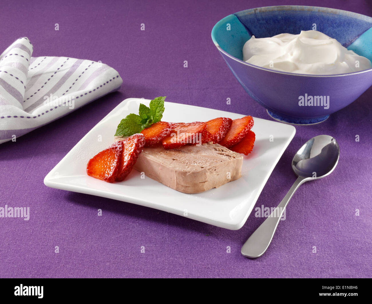 Peppermint Patty terrine gelé Banque D'Images