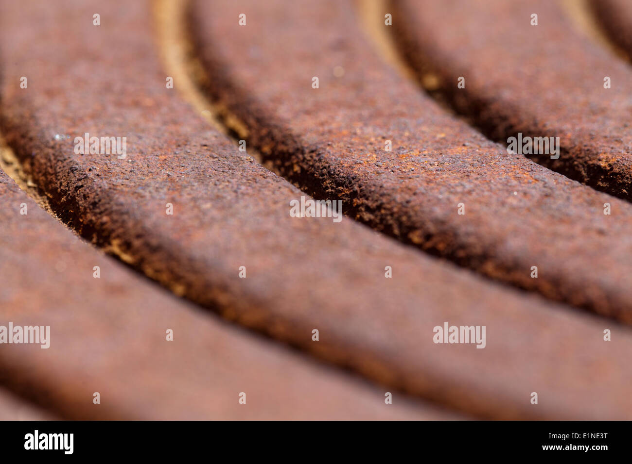 Old rusty metal texture close up Banque D'Images