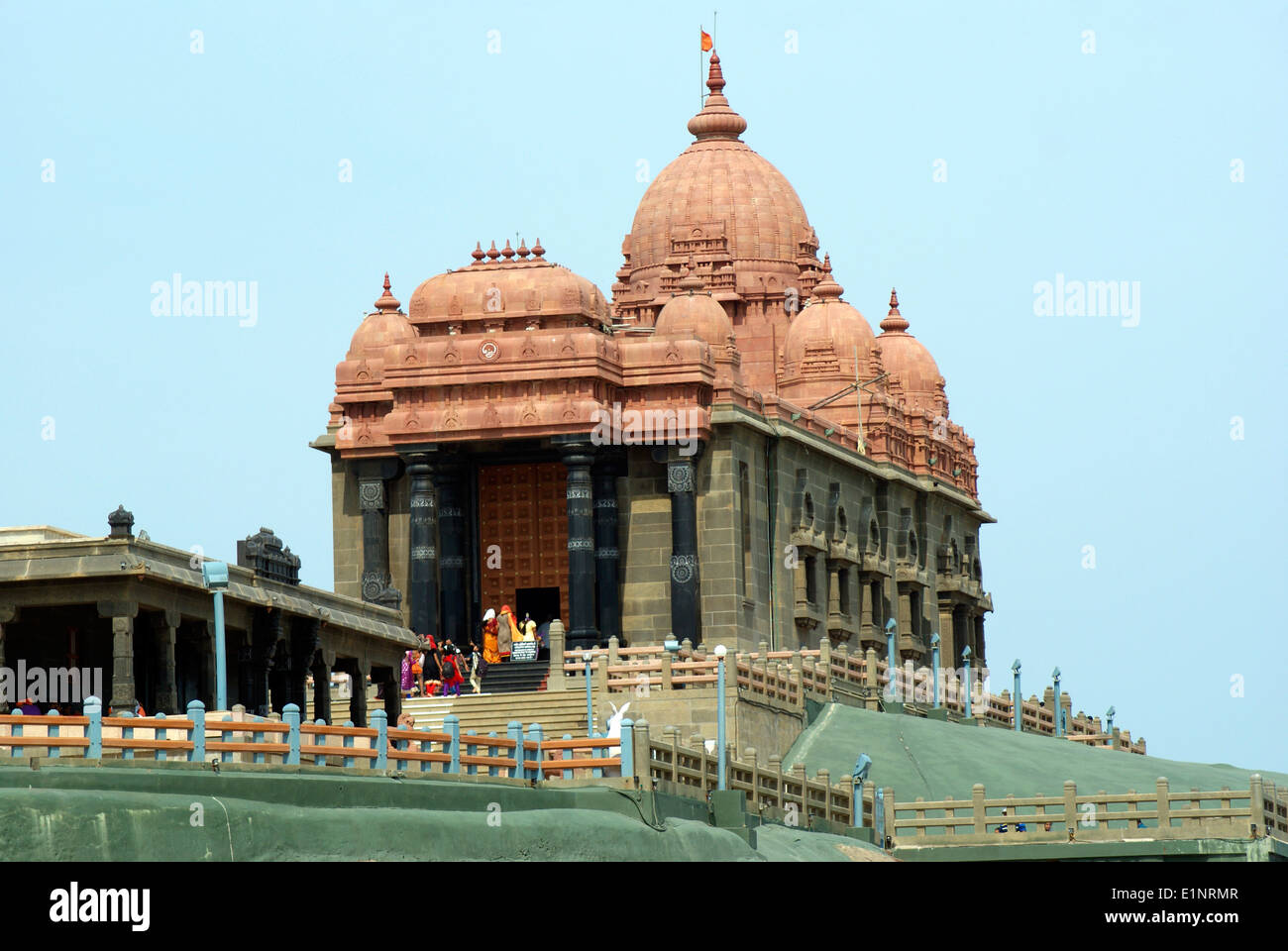 Vivekananda Memorial Rock Monument à Kanyakumari Tamil Nadu Inde Banque D'Images