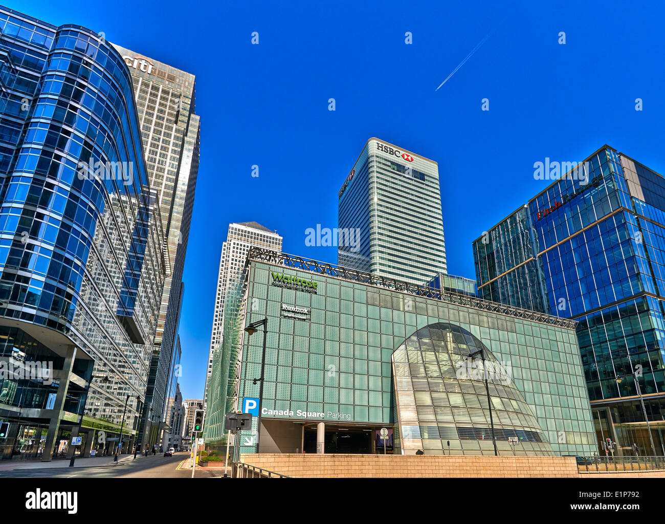 Canary Wharf Londres Banque D'Images