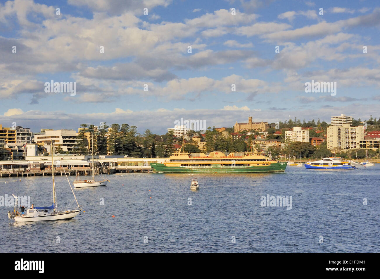 Ferry Manly & Fast Ferry Banque D'Images