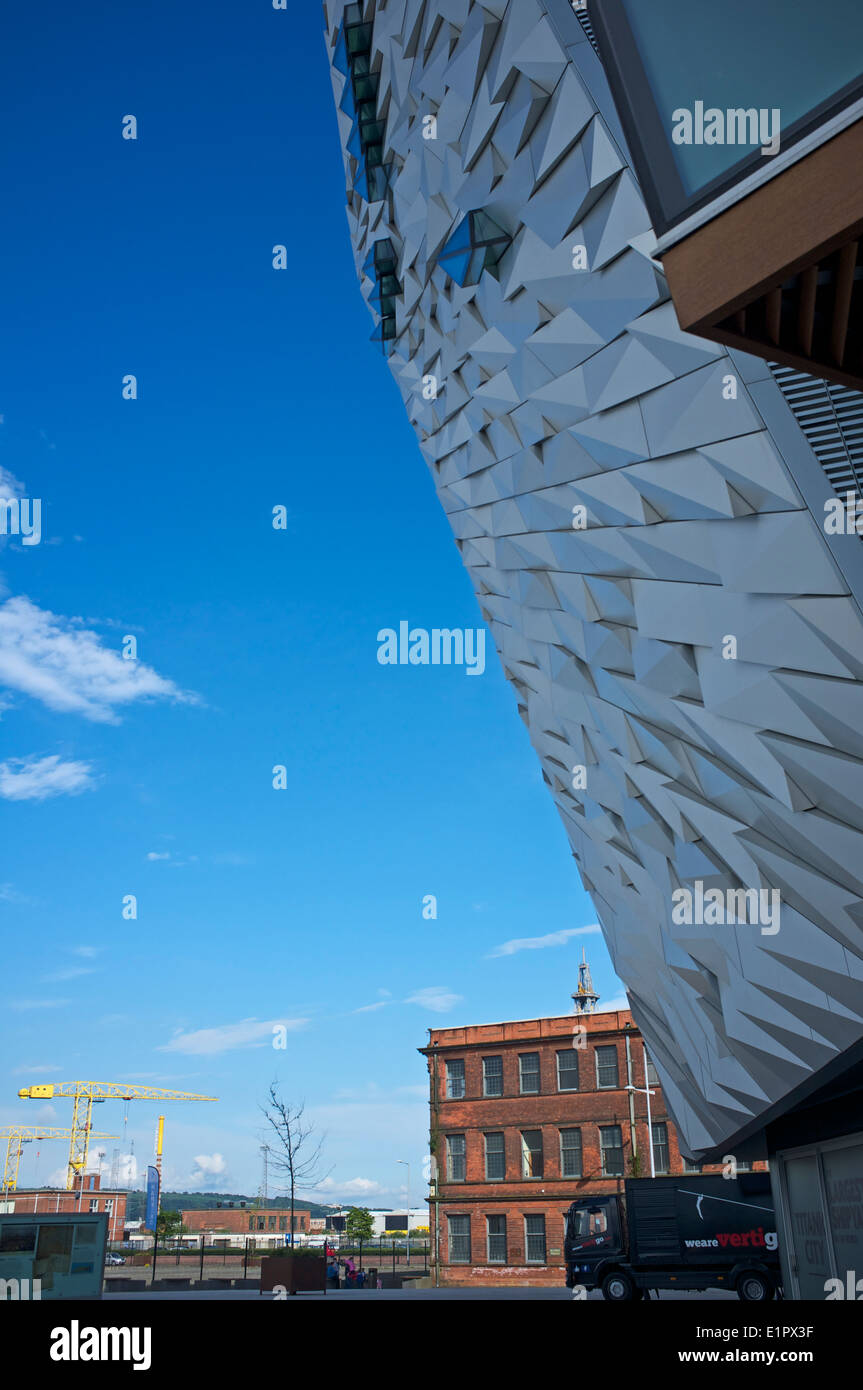 Centre Titanic à Belfast, en Irlande du Nord Banque D'Images
