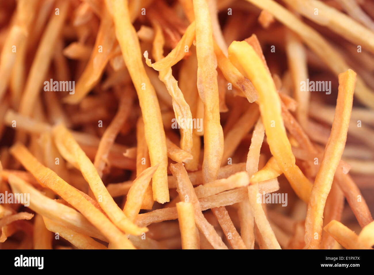 Pâte de pommes de terre les sucreries assaisonnement frite snack-maïs farine Banque D'Images