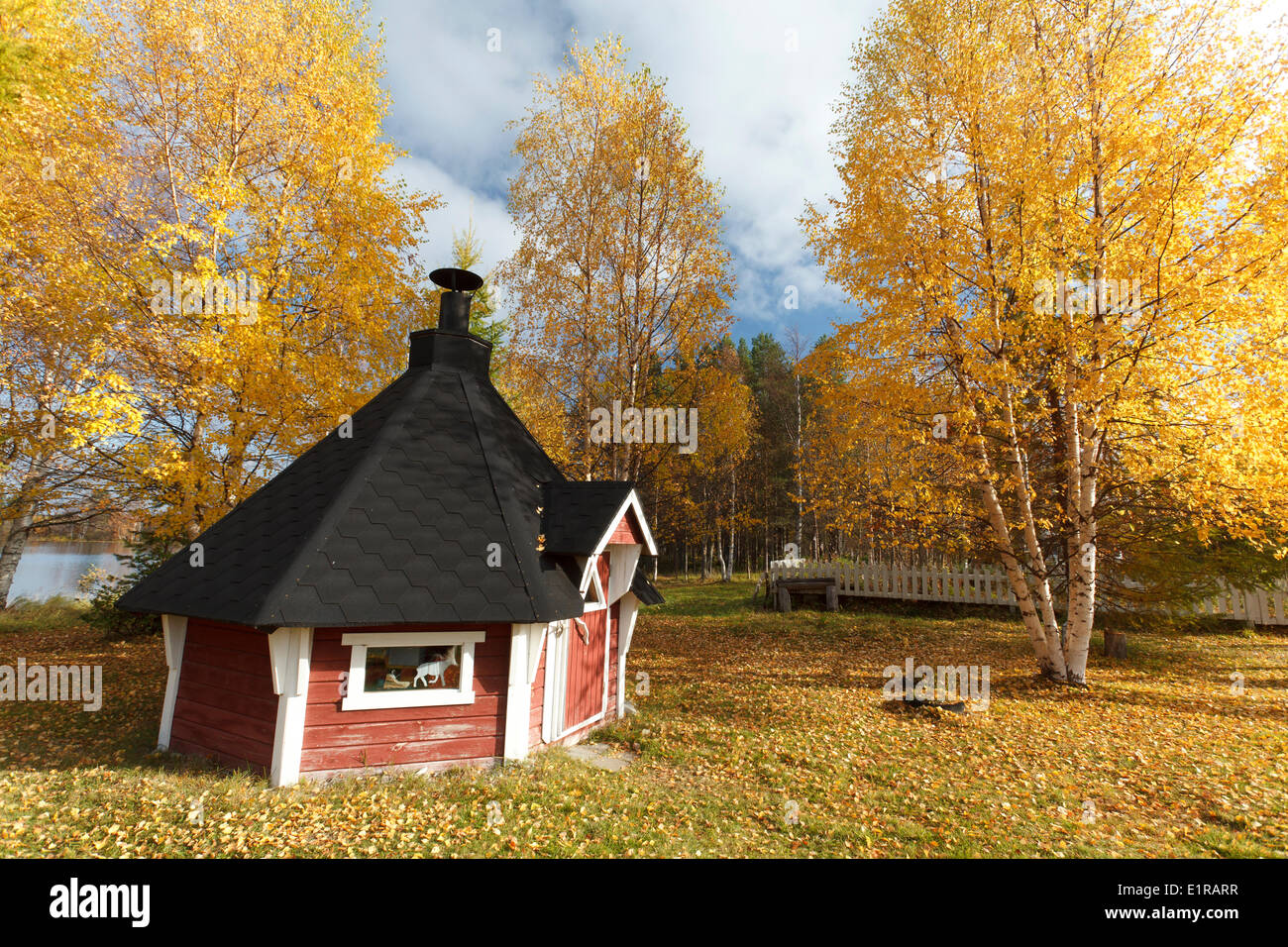 Sauna finlandais Banque D'Images