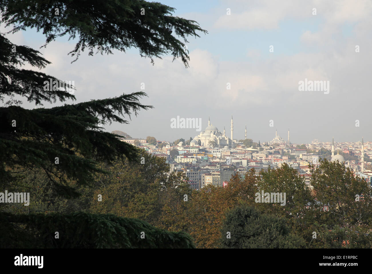 Vue sur la ville d'Istanbul, Turquie Banque D'Images