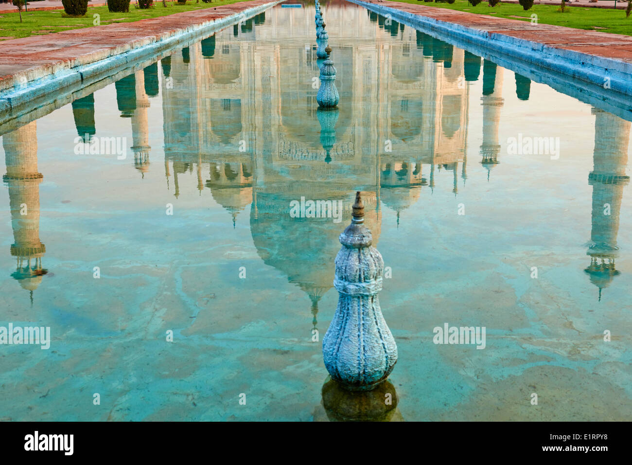 L'Inde, Uttar Pradesh State, Agra, Taj Mahal, Unesco world heritage Banque D'Images