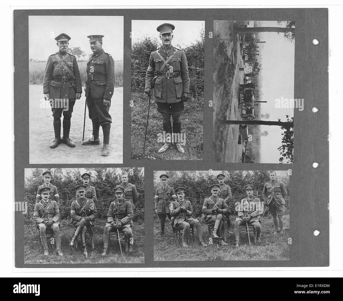 Fonds de souvenirs de guerre canadiens. Les photographies de guerre officiel : Volume 1 Banque D'Images