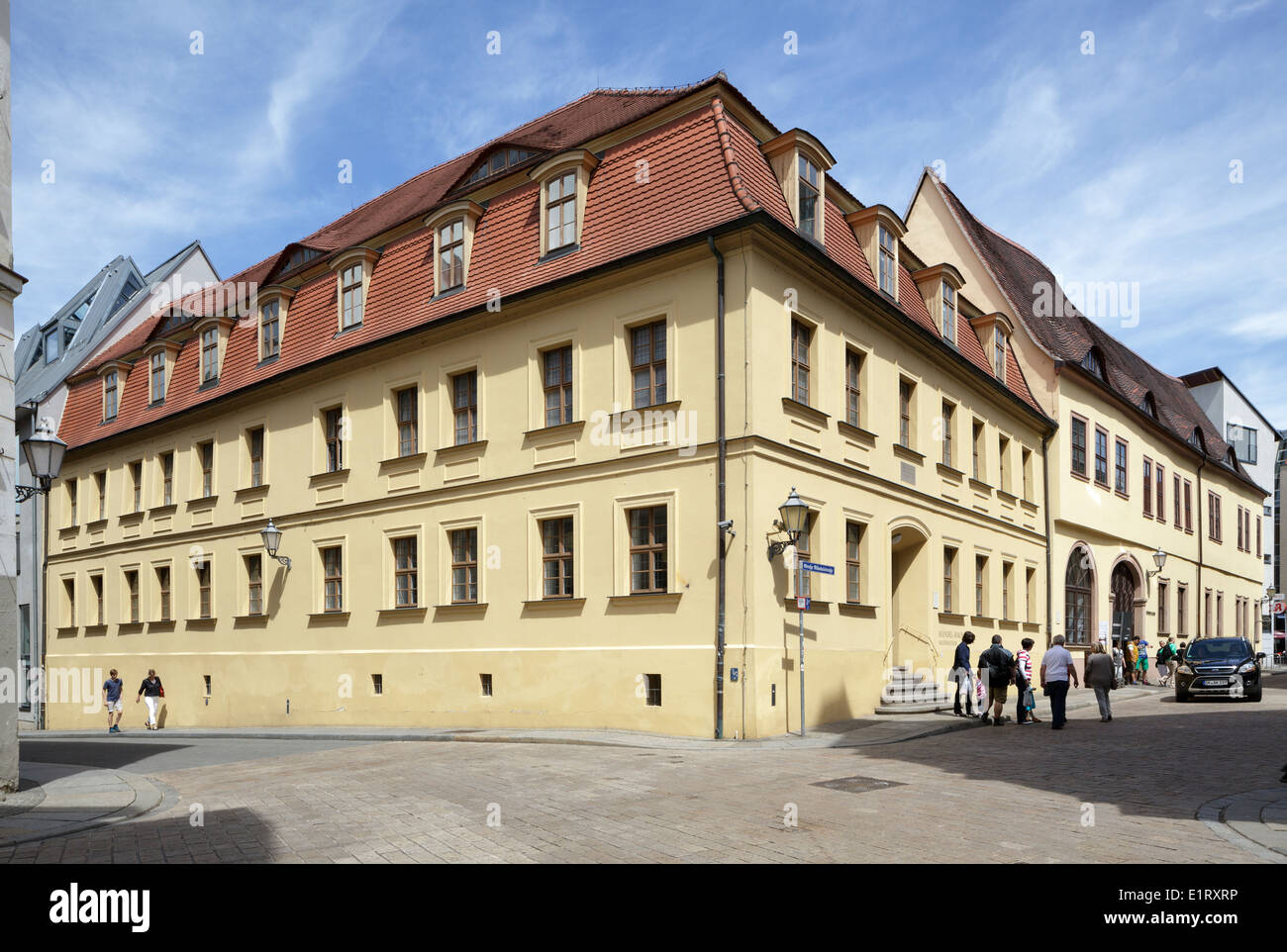 Händel Haus, Saale, Sachsen-Anhalt, Allemagne Banque D'Images