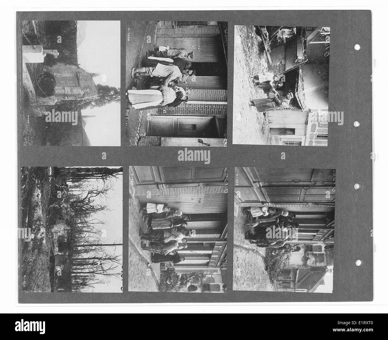 Ce volume du Fonds des monuments commémoratifs de guerre canadiens présente des photographies documentant le corps indien pendant la première Guerre mondiale. Les images représentent divers régiments tels que le 15e Sikhs, le 18e Lancers et le 9e Gurkhas, ainsi que des scènes de guerre et de service militaire à Merville et Estaires, en France. Banque D'Images