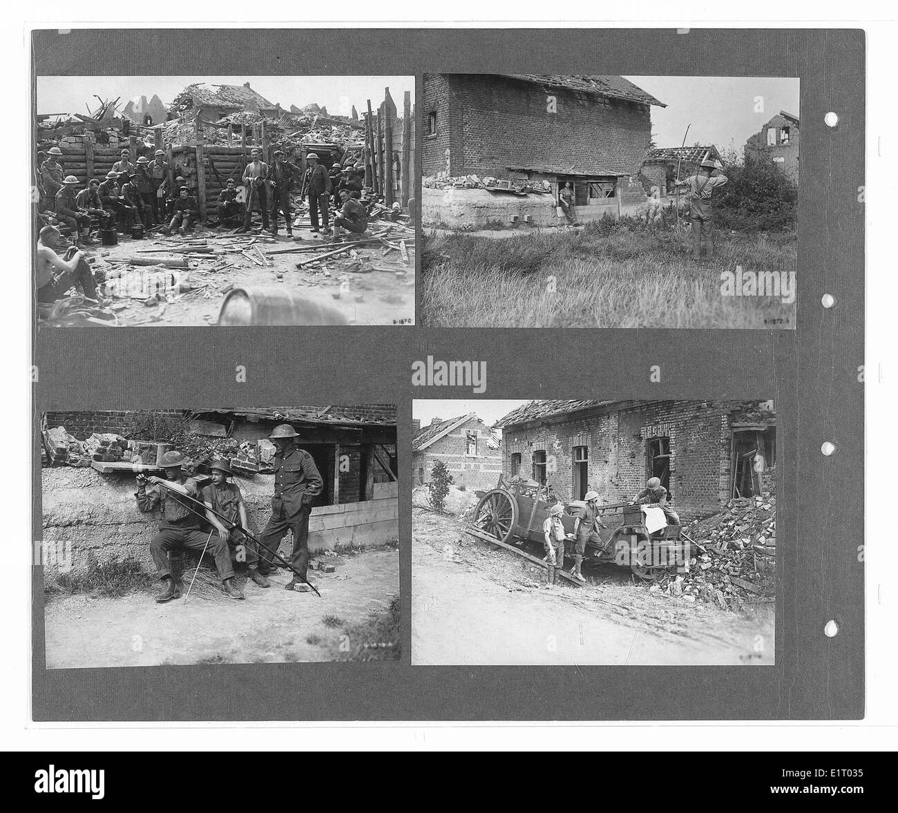 Le volume 3 de la série des monuments commémoratifs de guerre canadiens présente des photographies officielles de guerre de la première Guerre mondiale. Cette édition comprend des images du 15e Sikhs, du 2/2e Gurkhas, du 39e Garhwalis et d’autres régiments indiens, mettant en évidence les opérations militaires, la vie au front et les moments de repos et de rétablissement, comme les Jats en jeu. Banque D'Images