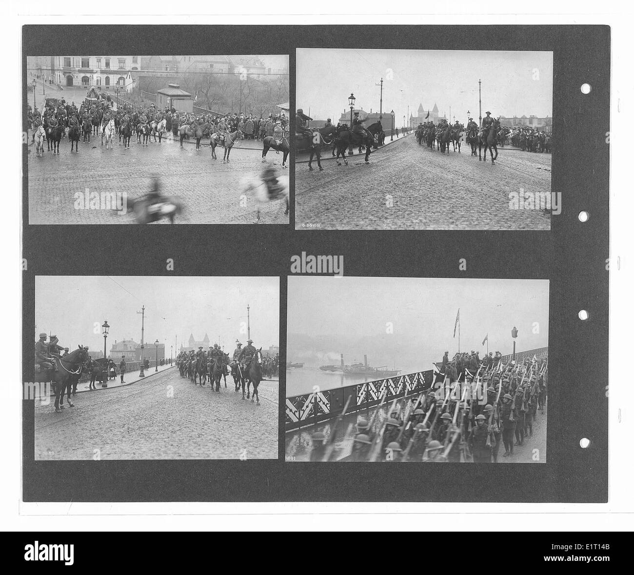 Ce volume du Fonds des monuments commémoratifs de guerre canadiens présente des photographies officielles de guerre, mettant en valeur diverses unités comme les 15e sikhs, les 18e lancers, les Gurkhas et les Jats. La collection met en lumière leur participation et leurs honneurs dans la première Guerre mondiale, avec des images de la vie militaire, de l'équipement et des lieux en France et en Belgique. Les photographies fournissent un enregistrement visuel de la participation des Forces canadiennes aux côtés du corps indien. Banque D'Images