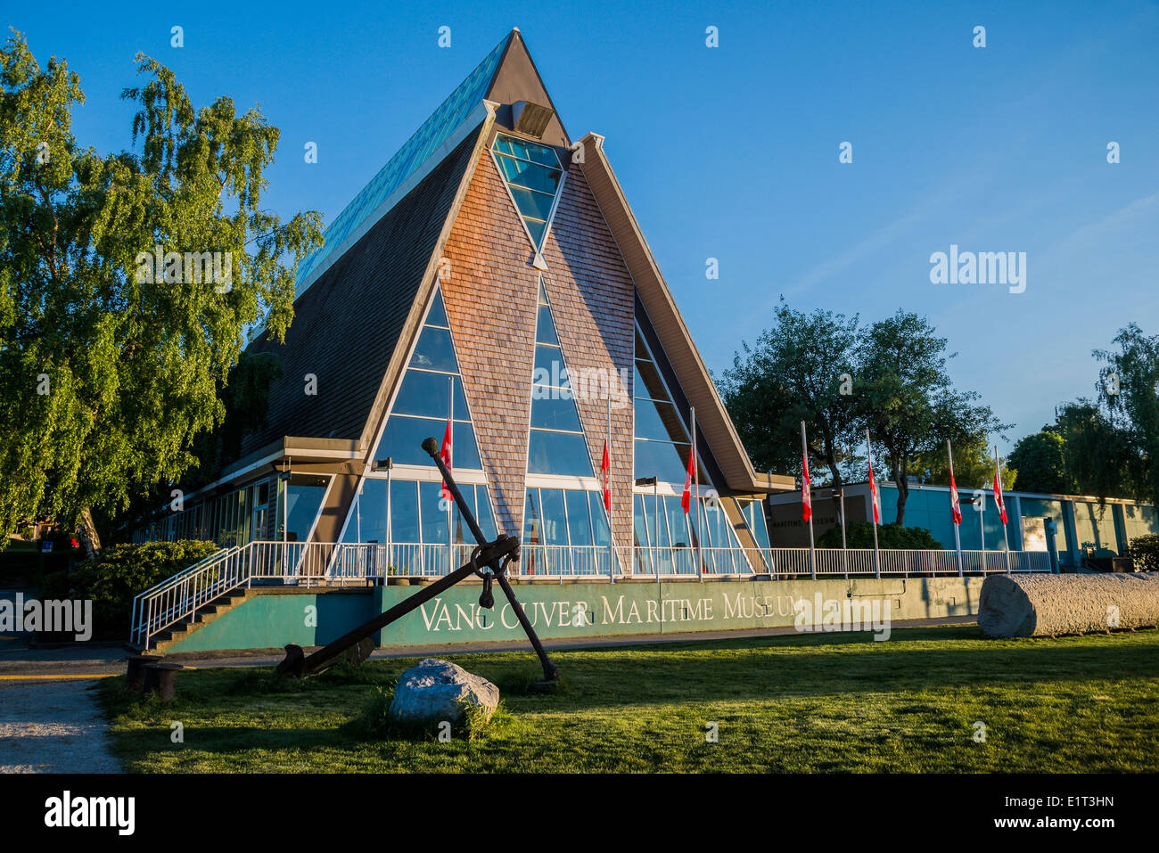 Le Musée Maritime, Vanier Park, Vancouver, British Columbia, Canada Banque D'Images