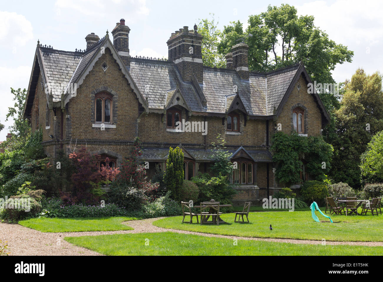 Holly cottages de style gothique victorien (village) - Highgate - Camden - Londres Banque D'Images