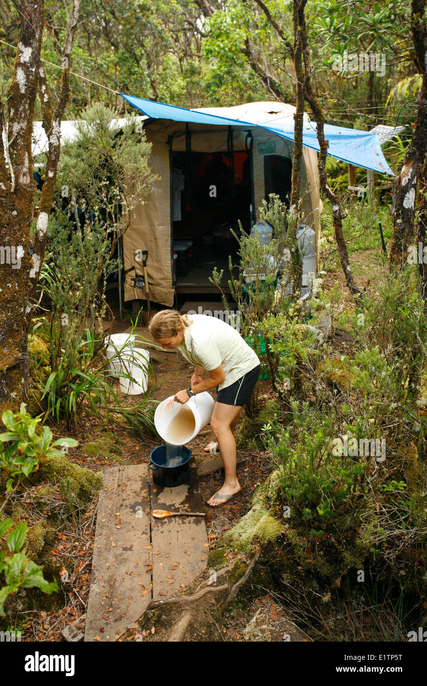 Station de recherche/biologie, Kauai, Hawaii, USA Banque D'Images