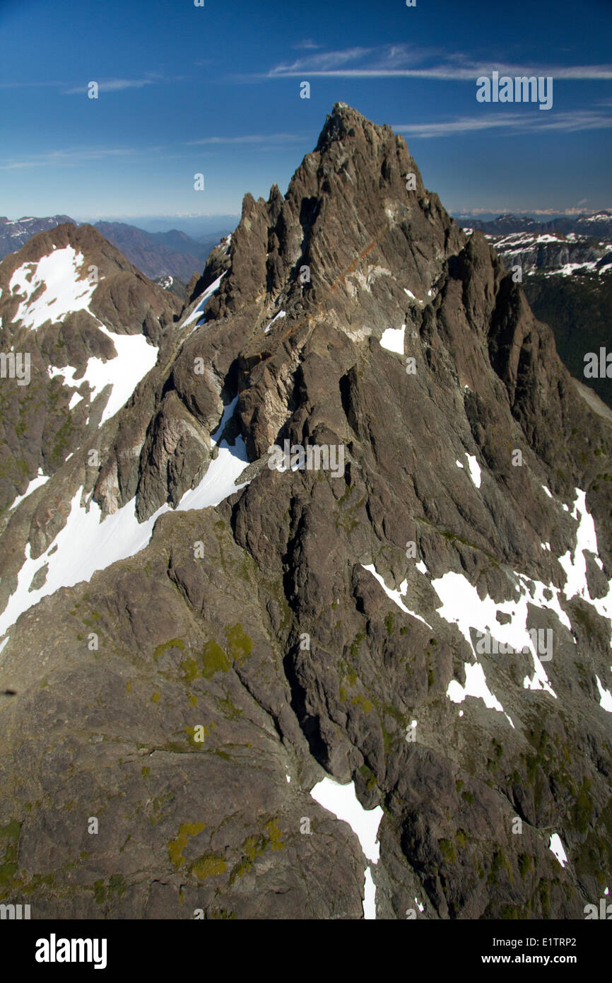 Golden Hinde, parc provincial Strathcona, dans l'île de Vancouver, BC, Canada Banque D'Images Golden Hinde, parc provincial Strathcona, dans l'île de Vancouver, BC, Canada Banque D'Images