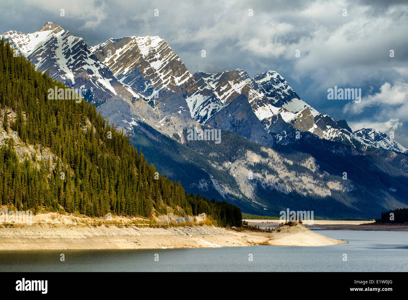 Lacs Spray, Spray, Spray Smith-Dorrien, sentier, Alberta, Canada Banque D'Images