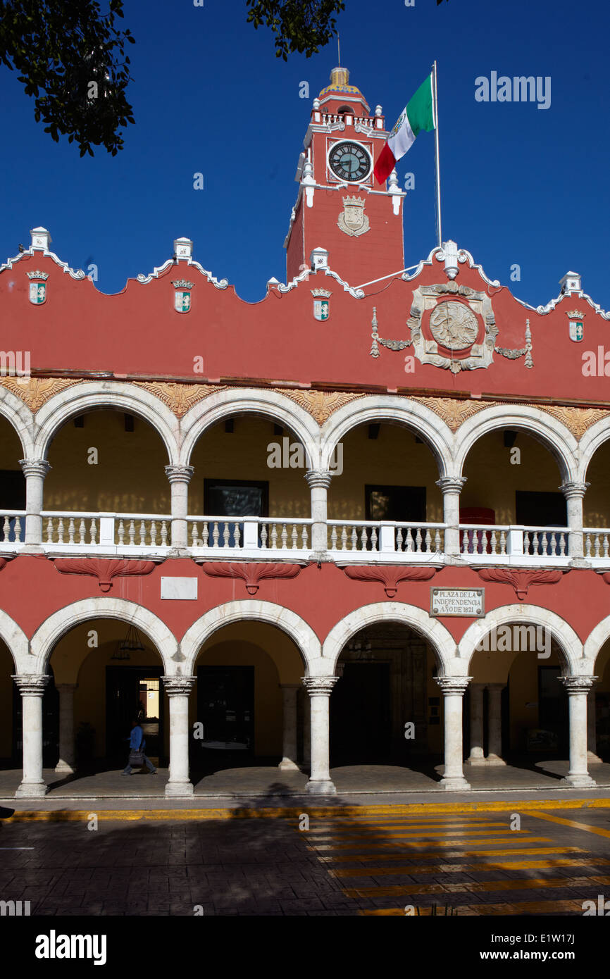 Le Mexique, Yucatan, Mérida, la ville coloniale Banque D'Images