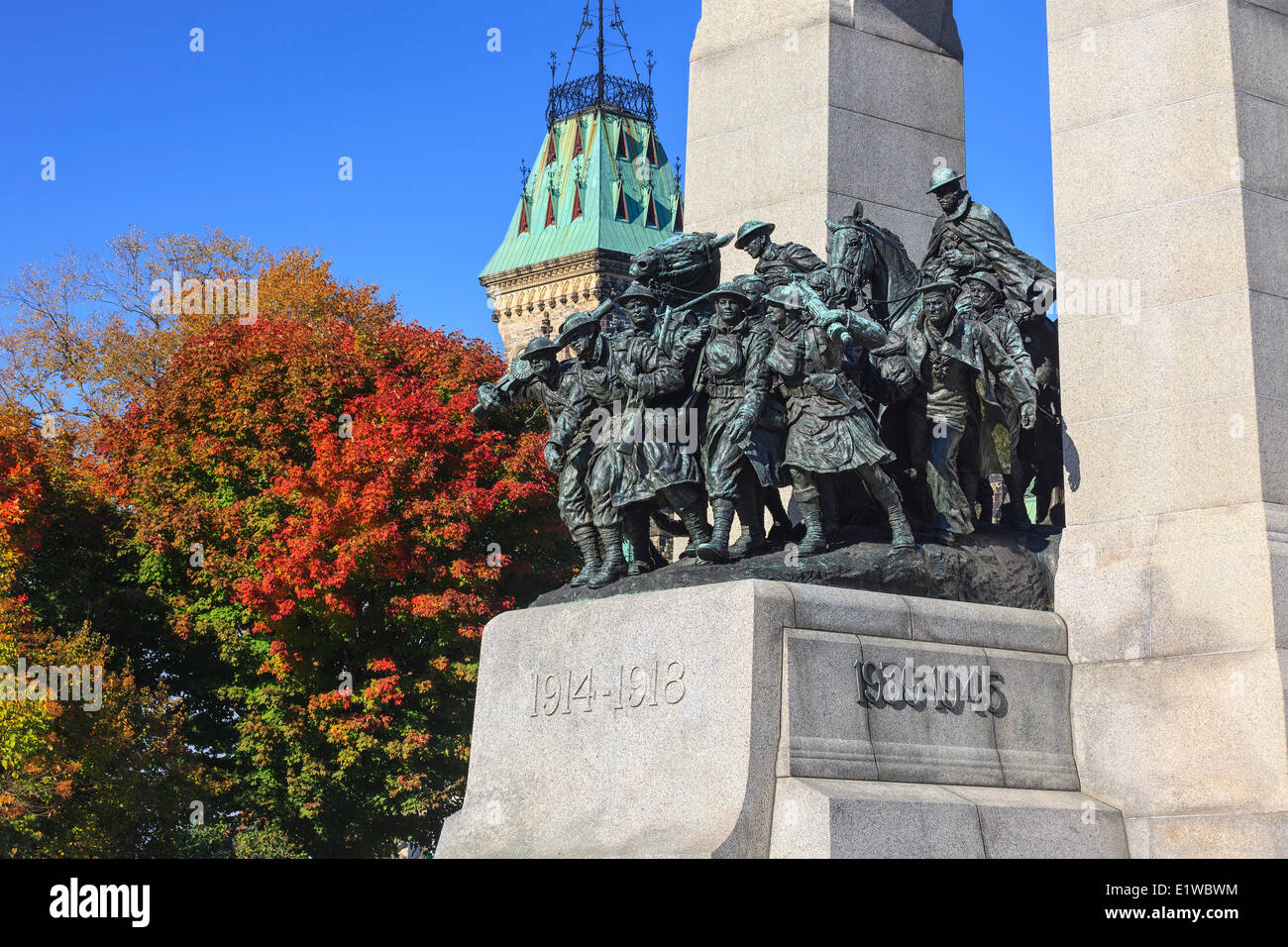 Monument commémoratif de guerre du Canada, Ottawa, Ontario, Canada Banque D'Images