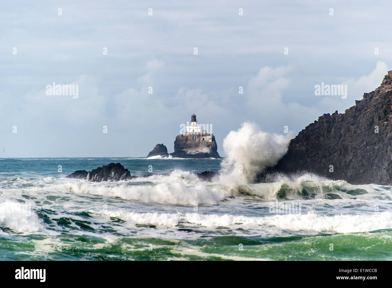 Phare de Tillamook, Cannon Beach, Oregon, United States of America Banque D'Images