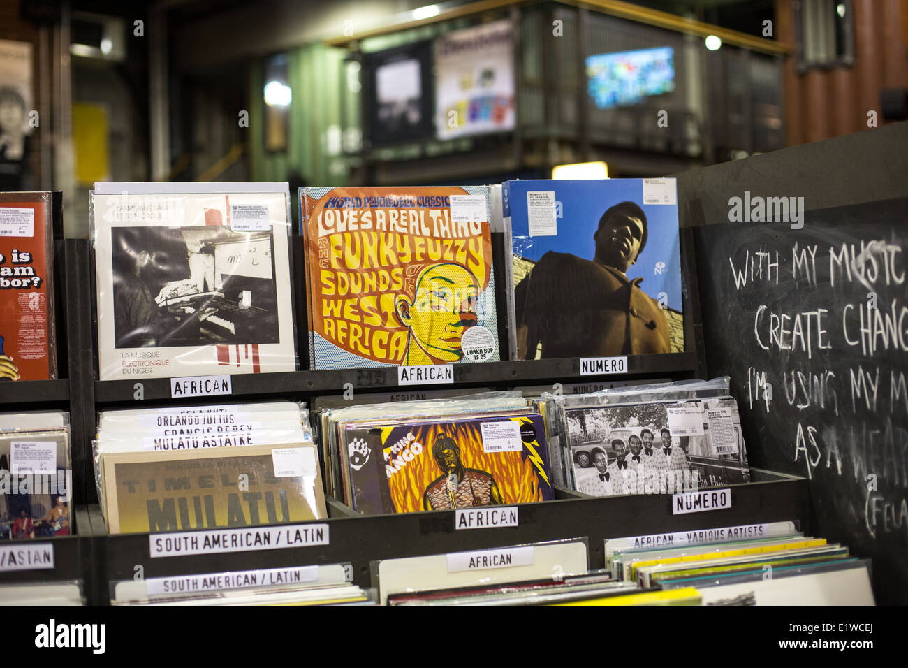 Rough Trade NYC, Brooklyn Banque D'Images