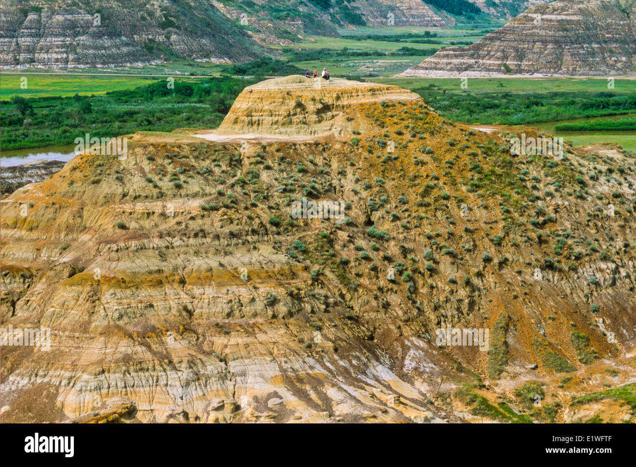 Le parc provincial Dinosaur, UNESCO World Heritage Site, Alberta, Canada Banque D'Images