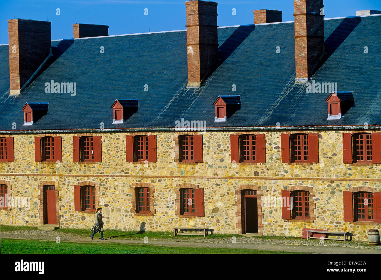 Site national historique de Louisbourg, île du Cap-Breton, Nouvelle-Écosse, Canada Banque D'Images