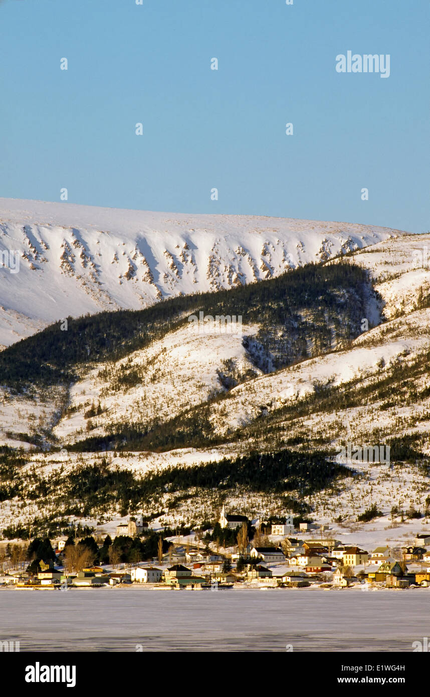 Woody Point, le parc national du Gros-Morne, à Terre-Neuve, Canada Banque D'Images