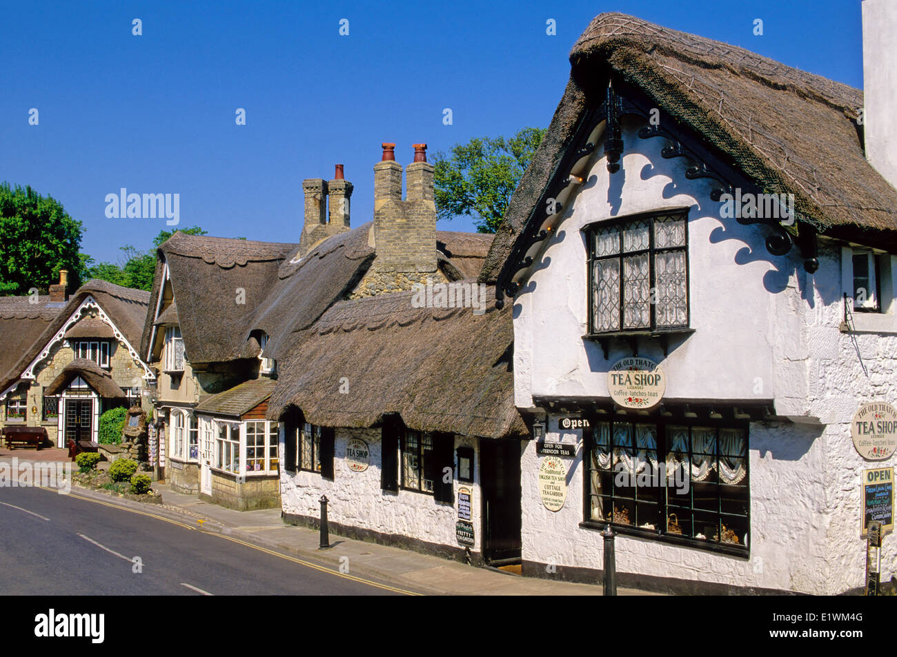 Ville de Ventnor, île de Wight, Southampton, Angleterre. Banque D'Images
