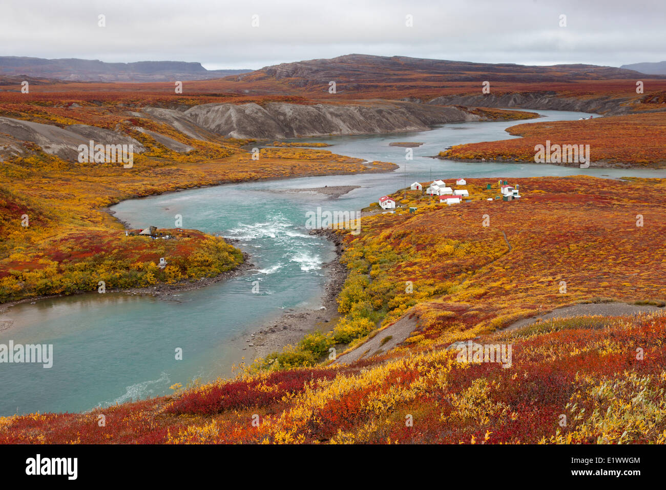 Maçons Lodge de l'Arctique, Territoires du Nord-Ouest, Canada Banque D'Images