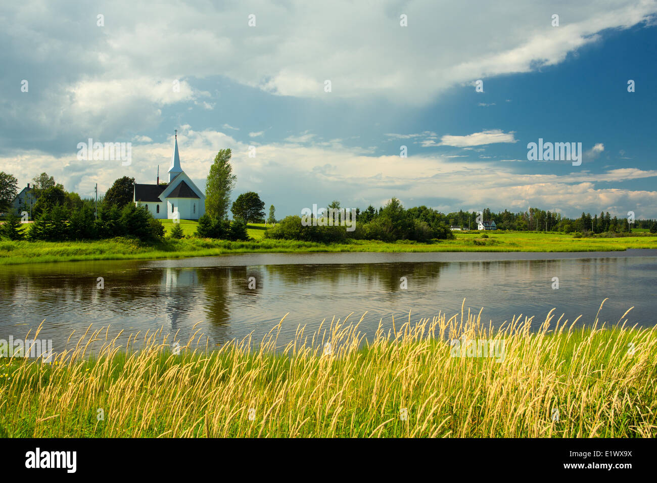 Église, Derby, Prince Edward Island, Canada Banque D'Images