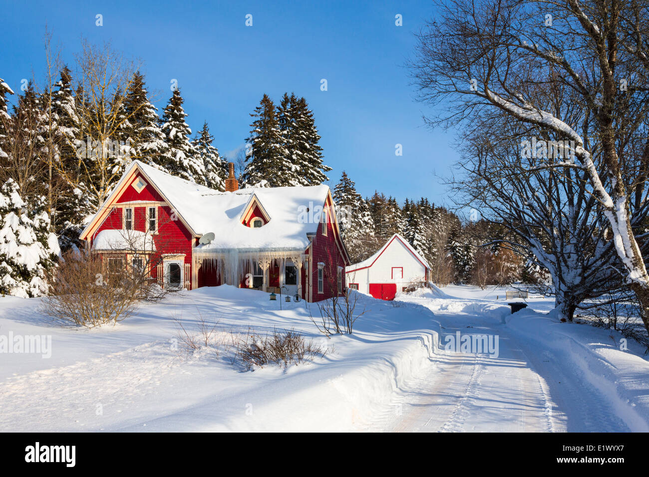 Canada hiver Banque de photographies et d’images à haute résolution - Alamy