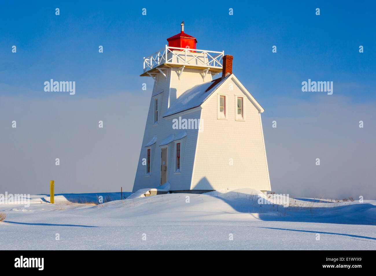 Leuchtturm, North Rustico, Prince Edward Island, Canada Banque D'Images