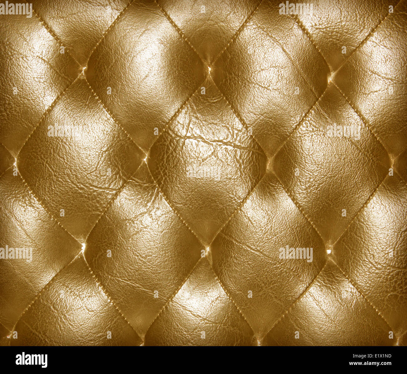 Fond en cuir d'or ou de texture texture de cuir. Banque D'Images