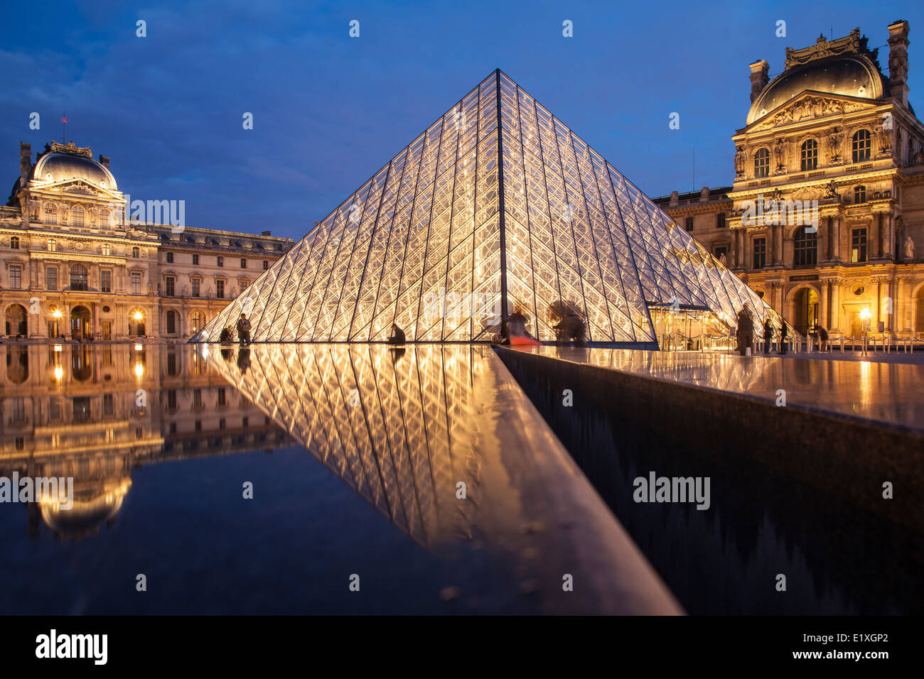 Le Louvre, Paris Banque D'Images