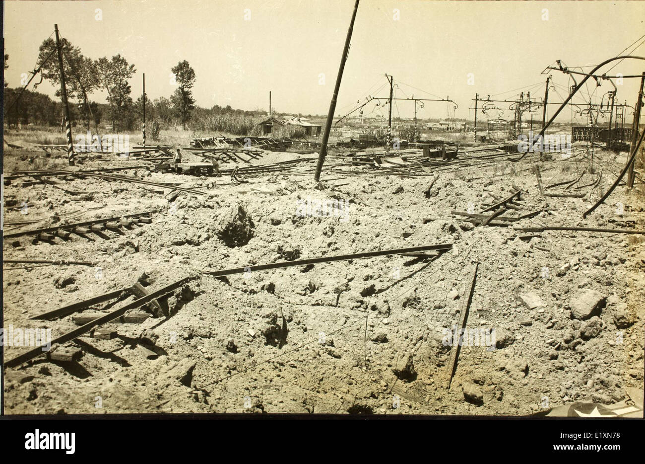 Cecina, Reconnaissance aérienne Photo Italie ''Fonctionnement'' étrangler Banque D'Images