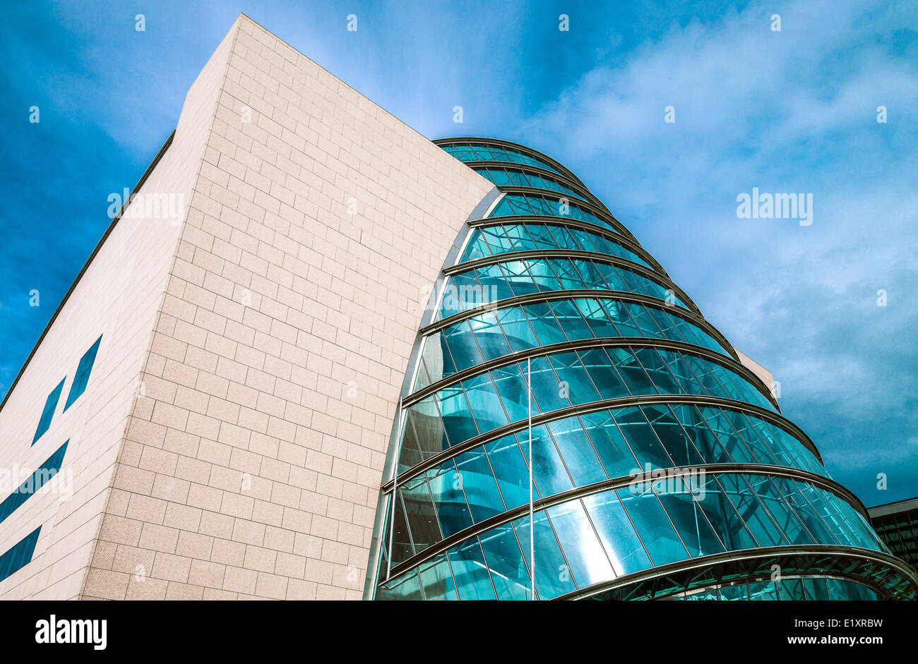 L'Irlande, Dublin, Nord Wall Quay, le Centre de Convention palace Banque D'Images