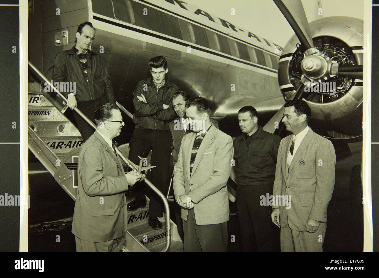 Convair/General Dynamics et le personnel de l'usine Banque D'Images