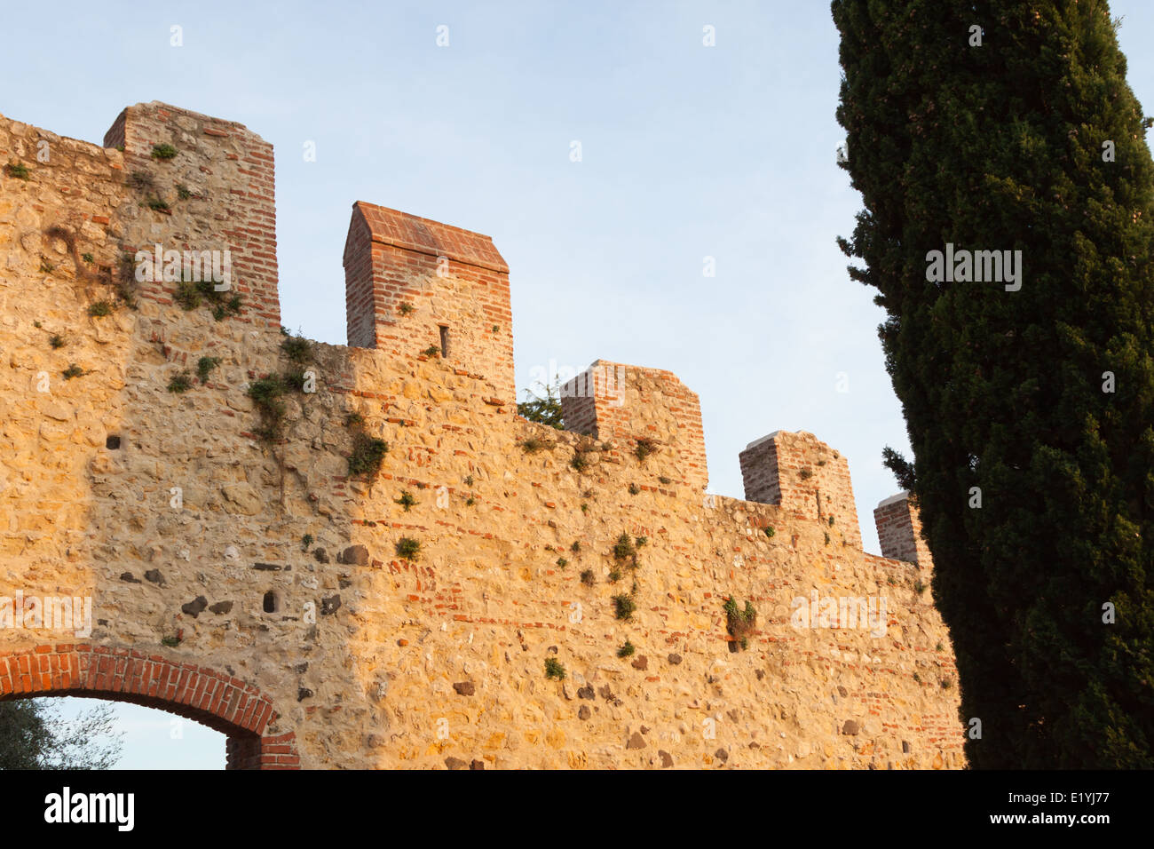 Schiavon Italie forteresse médiévale Banque D'Images