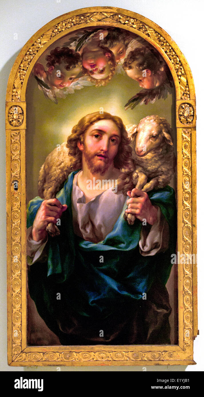 Le bon pasteur pasteur ( )1801 Vicente Lopez Portana Espagnol Espagne 1772-1850 Banque D'Images