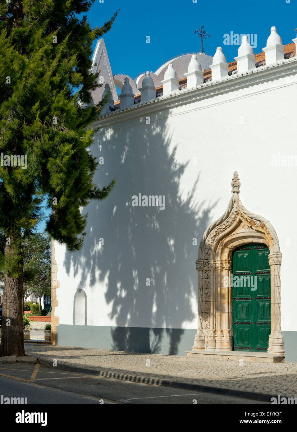Le Portugal, l'Algarve, l'Igreja de Nossa Senhora da Luz, Luz de Tavira Banque D'Images